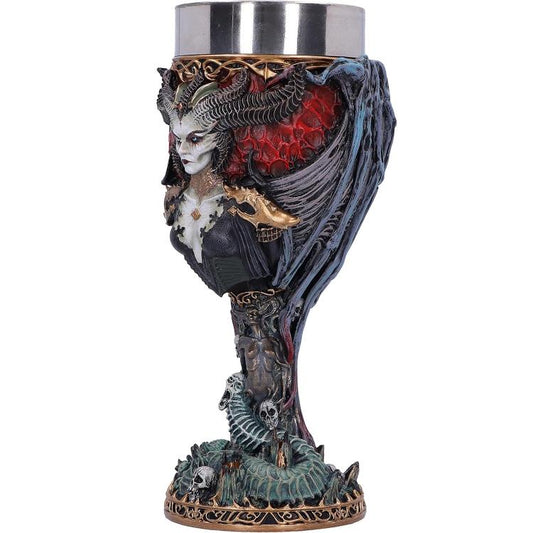 Nemesis Now Calice "Diablo Iv Lilith" Tazza Resina Drink Cup Dipinta A Mano 19Cm