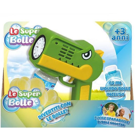 Joko Pistola Spara Bolle Sapone Giocattolo Bambini Luci/Suoni Batteria Dinosauro