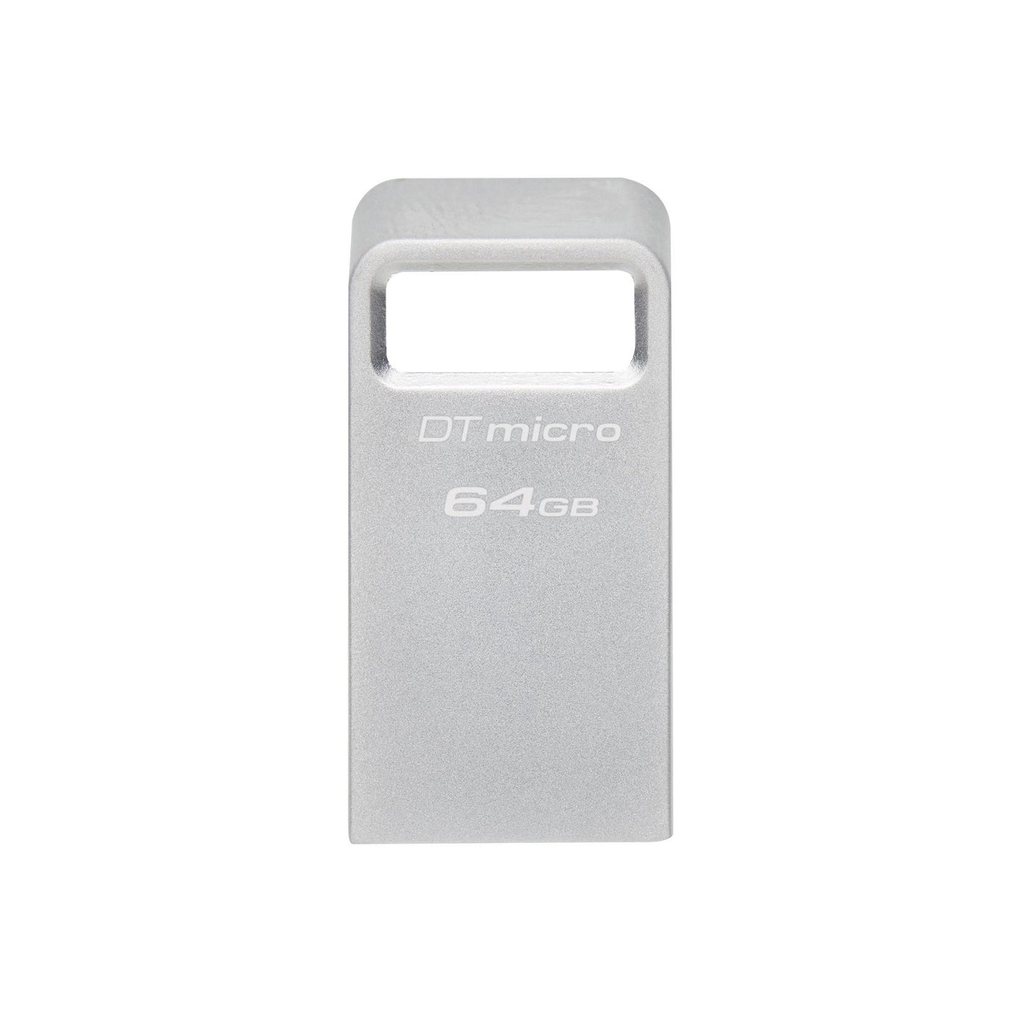 Kingston Pendrive 64GB DTMC3G2/64GB DataTravel Micro Gen.1 USB-A 3.2 Chiavetta Metallo Type-A Memoria Drive Flash PC 200MB/s(R) Silver Metal