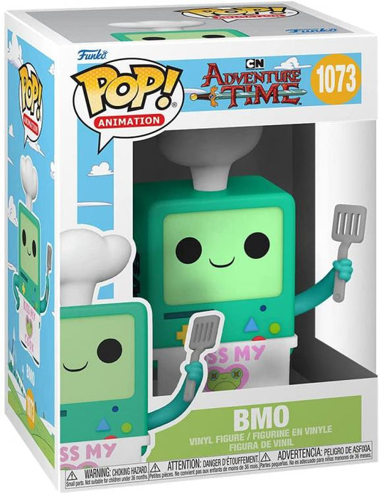 Funko Pop ! Animation Adventure Time Cn - Bmo (1073) Kiss My Cook Vinyl Figur
