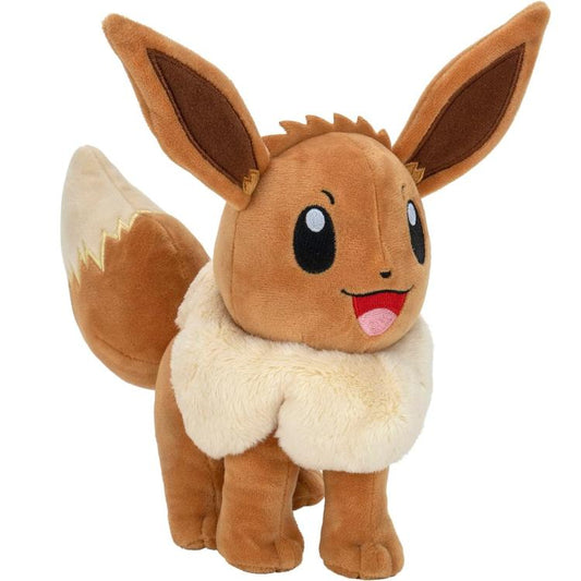 Pokémon - Peluche (Eevee) Da 20Cm Pupazzo Plush Con Dettagli Giocattoli Bambini