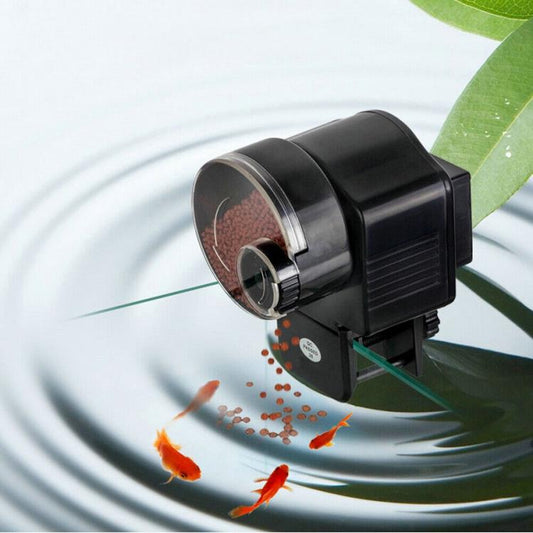 Mangiatoia Cibo Pesci Acquario Dispenser Timer Automatico Distributore Mangime