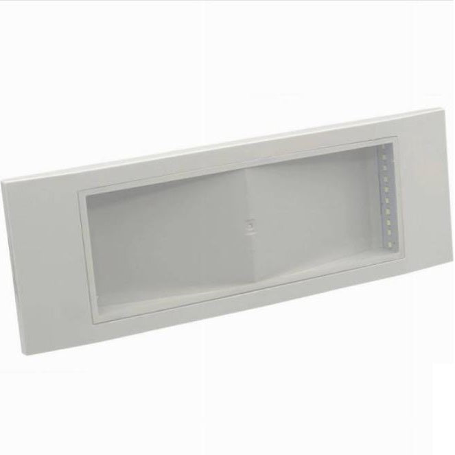 Lampada Di Emergenza Led A Parete Completa Di Incasso/Batteria 300Lm Luce Fredda
