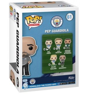 Funko Pop ! Football Manchester City - (61) Pep Guardiola Coach Figure Champions