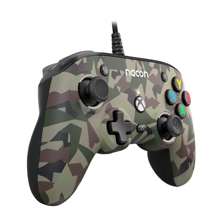 Nacon Pro Compact Controller Xbox Serie X|S One Pc Programmable Sound Camo Green
