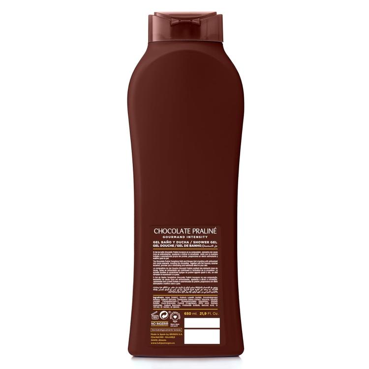 Tulipan Negro Shower Gel Bagno (Praline Cioccolato) Bagnoschiuma Marrone 650Ml