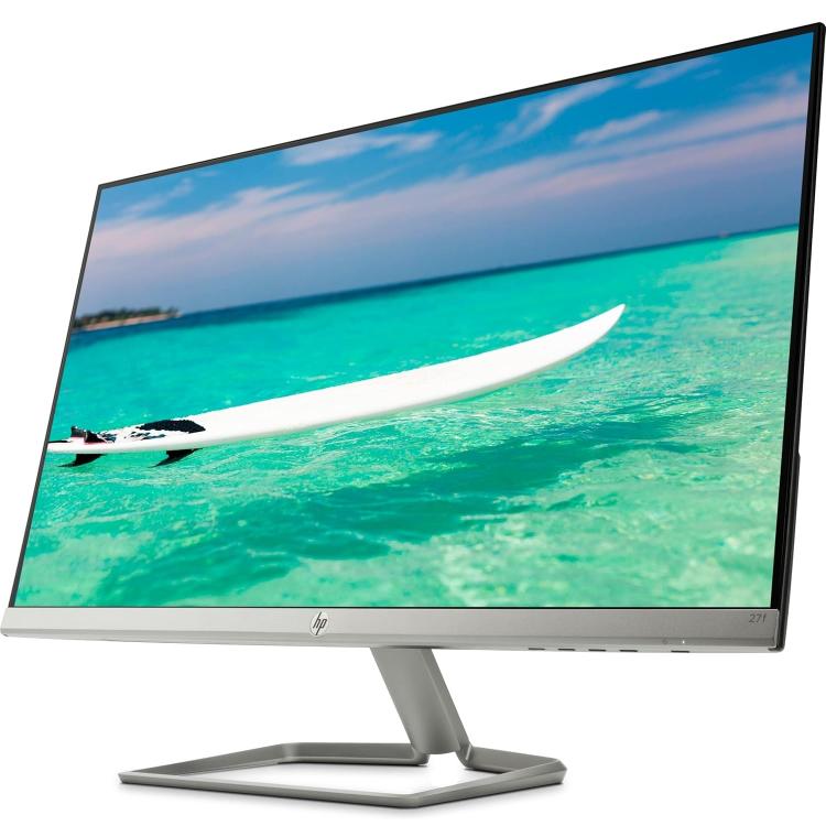 Hp Monitor Pc 27F Full Fhd Ips Led 27" Antiriflesso Amd Freesync Gaming Argento