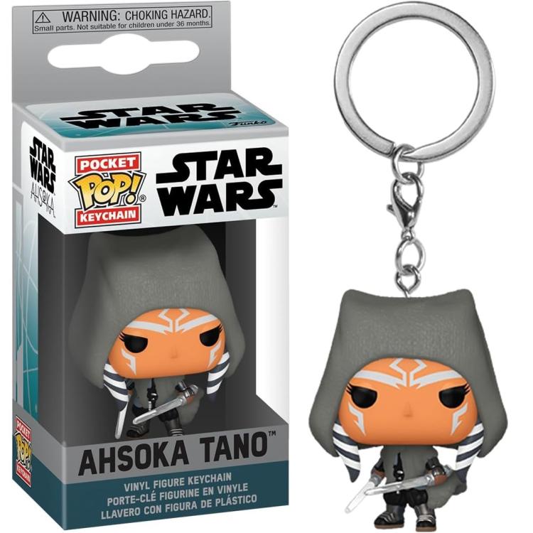 Funko Pop ! Keychain Pocket Star Wars Ahsoka - (Ahsoka Tano) Portachiavi Vinyl
