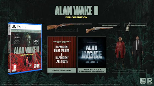 Alan Wake 2 Deluxe Edition Ps5 Gioco Italiano Pal Eu Playstation 5 Nuovo Ita