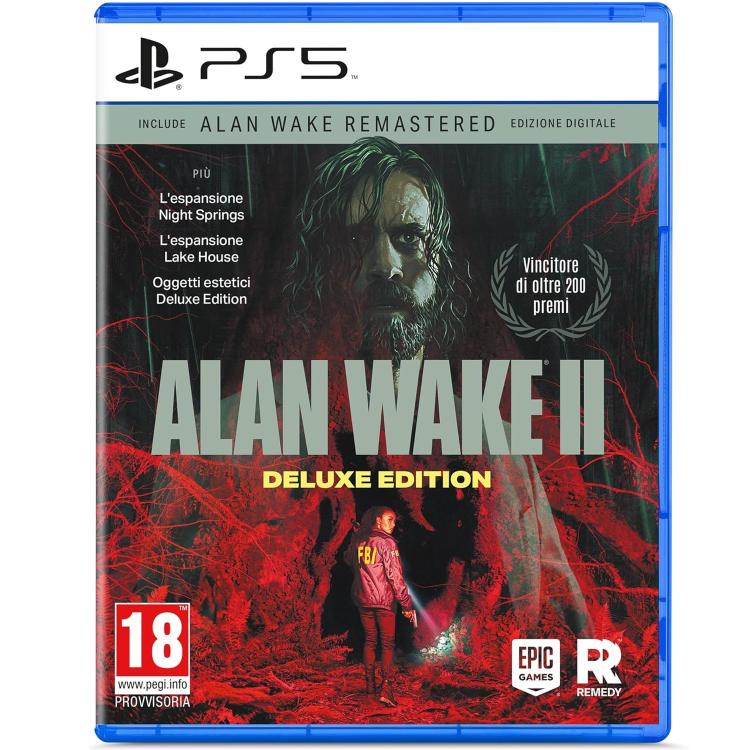 Alan Wake 2 Deluxe Edition Ps5 Gioco Italiano Pal Eu Playstation 5 Nuovo Ita