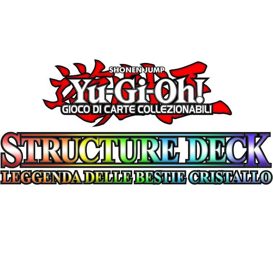Yu-Gi-Oh! Structure Deck Leggenda Delle Bestie Cristallo Tcg Gcc Gioco Carte Ita