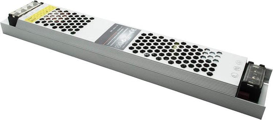 ALIMENTATORE 200W TRASFORMATORE STABILIZZATO SLIM 24V 8.3A STRISCE LUCI LED 230V