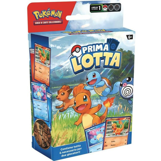Pokemon (Prima Lotta) Box Completo 2 Mazzi Gioco Carte Tcg Charmander E Squirtle