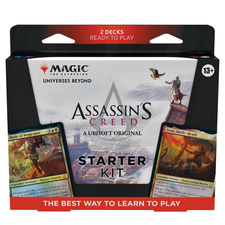 Magic The Gathering Assassins Creed Starter Kit 2 Deck Eng Gioco Carte Card Game