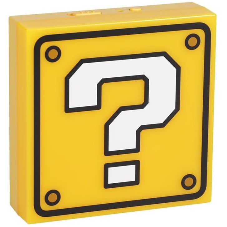 Paladone Lampada Super Mario ? Block Night Light Applique Parete Luce Notturna