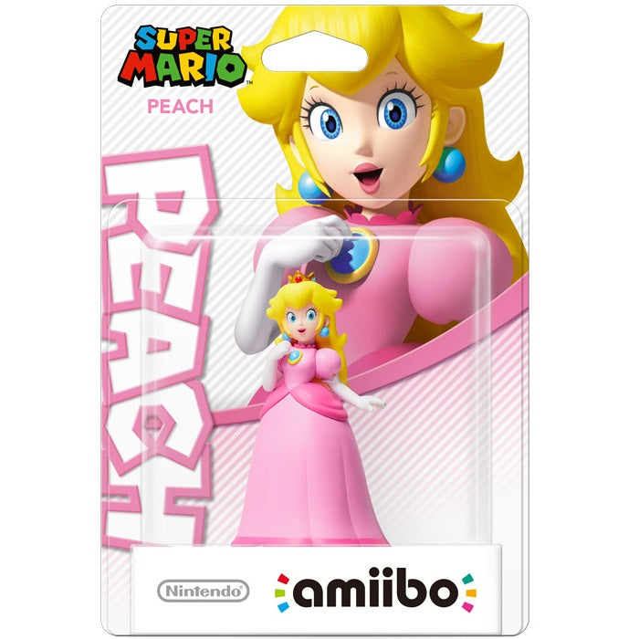 AMIIBO NINTENDO SUPER MARIO PEACH STATUA DA COLLEZIONE SMASH BROS ACTION FIGURE
