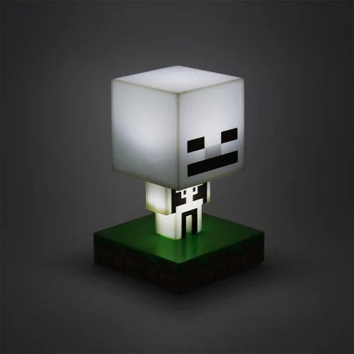 Paladone Lampada Da Tavolo 3D Minecraft 006 Skeleton Light Luce Notturna Gadget