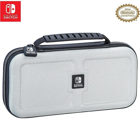 Nintendo Switch Deluxe Travel Case Custodia Metallic Silver Compatib. Oled/Lite