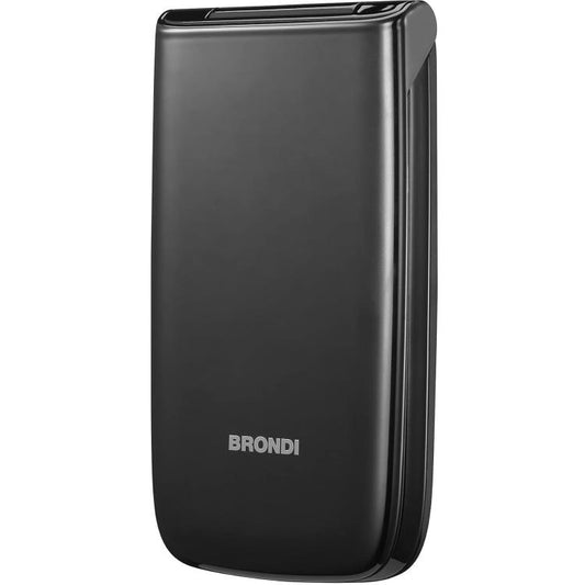 BRONDI MAGNUM 4 CELLULARE GSM FLIP MAXI DISPLAY DUAL SIM FOTOCAMERA 1.3MP NERO
