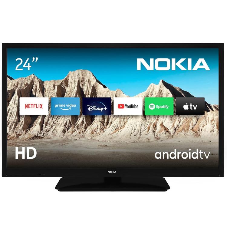 Nokia Smart Tv Led 24" Hd Ready Hne24Gv210Nc Televisore Wlan Dvb-C/S2/T2 Nero