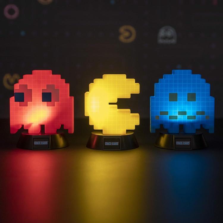 Paladone Icons Lampada Pac-Man Pixel 01 Luce Notte Da Tavolo Scrivania Cameretta