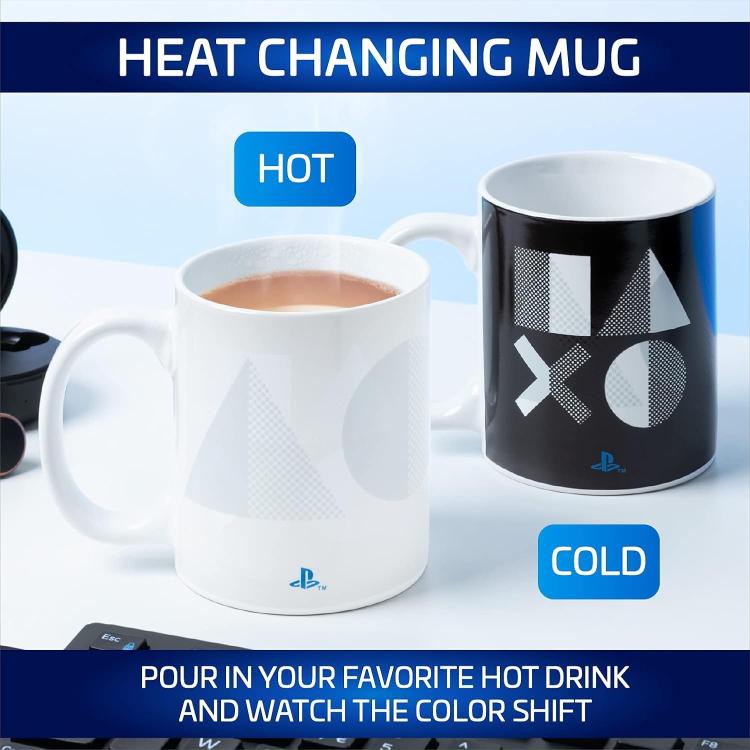 Paladone Tazza Termosensibile Playstation "Heat Change Mug" Ps5 Cambia Colore