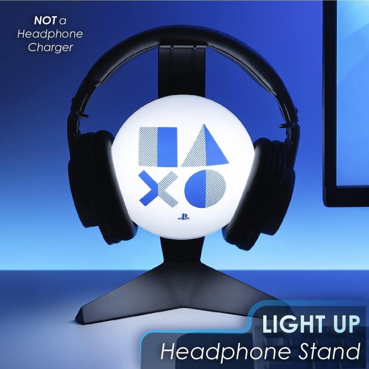 Paladone Lampada Tavolo Supporto Light Up Headwear Stand Cuffie Playstation Ps5