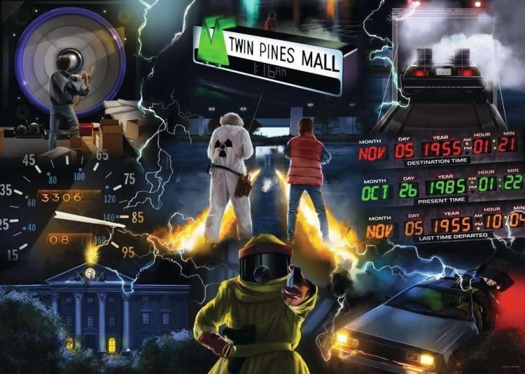 Ravensburger - Puzzle Back To The Future: Artist Collect. 1000Pz Gioco Da Tavola