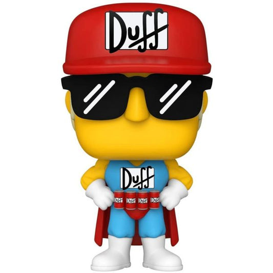 Funko Pop ! The Simpsons - (902) Duffman Figure Simpson Heroes 9cm