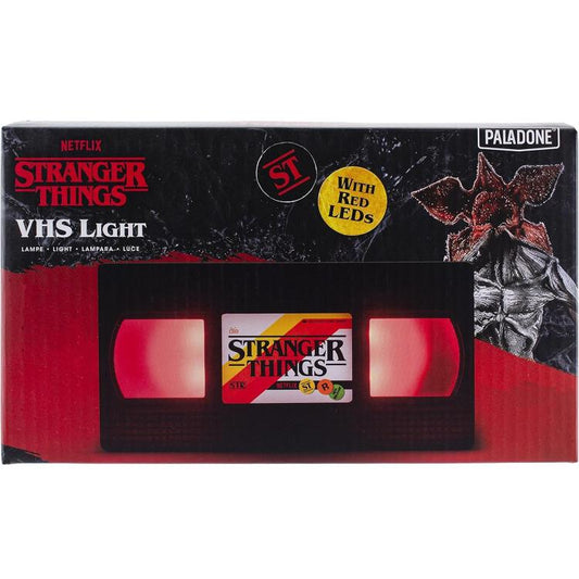 Paladone Stranger Things Vhs Logo Light Lampada Da Tavolo Merchandise Ufficiale