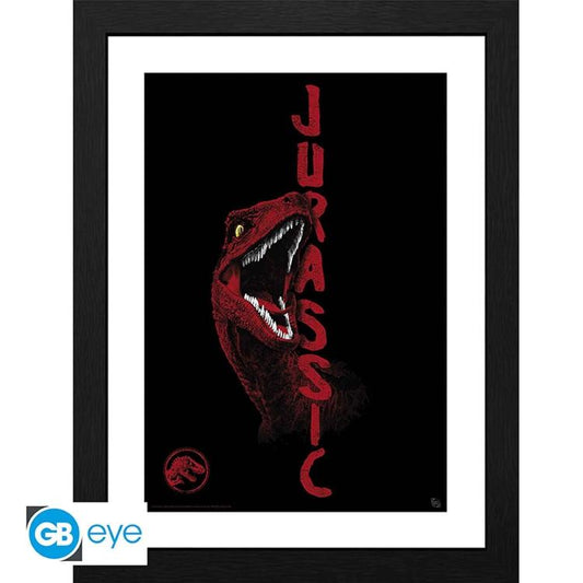 ABYSTYLE - JURASSIC WORLD (RAPTOR) POSTER INCORNICIATO STAMPA CON CORNICE GB Eye