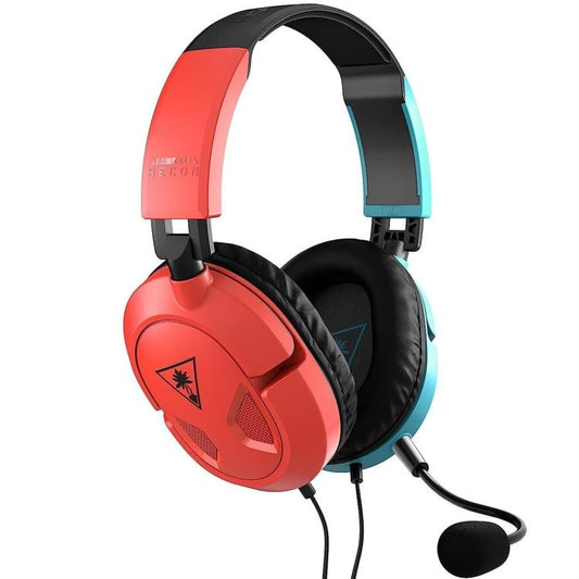 Turtle Beach Cuffie Gaming Recon 50 Nintendo Switch Neon Red/Blue Wired Gioco