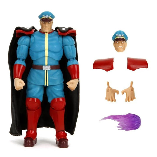 Jada - Ultra - Street Fighter II: The Final Challengers (M. Bison) Blu Player 2 Action Figure 15 cm