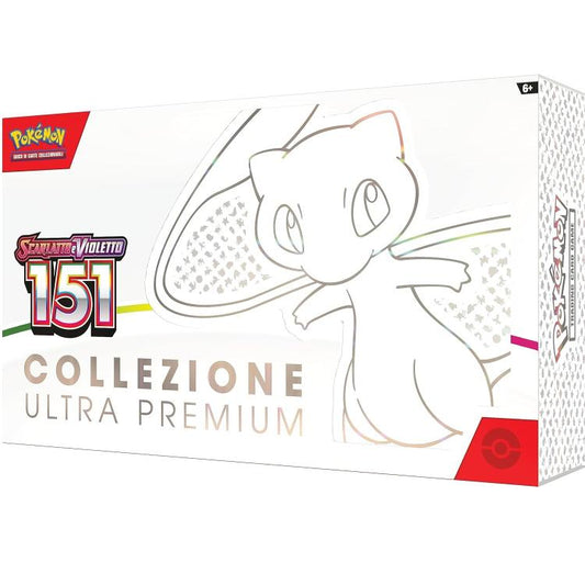 Pokemon - Collezione Ultra Premium "Scarlatto E Violetto 151" Mew  Gcc Carte