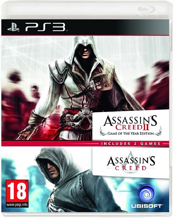 ASSASSIN'S CREED I & ASSASSIN'S CREED II GOTY BUNDLE PS3 GIOCO PLAYSTATION 3 ITA