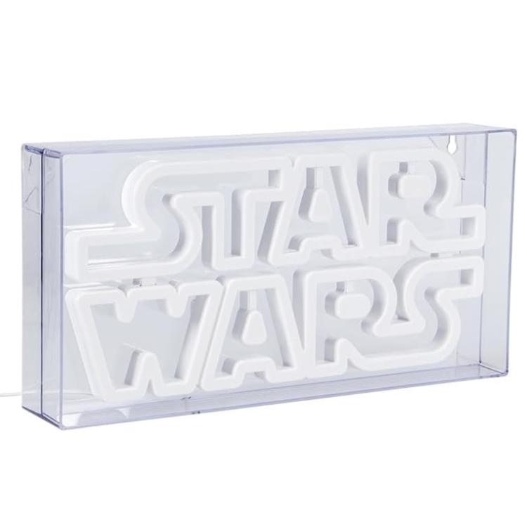 Paladone Lampada Da Tavolo/Muro Star Wars Logo Led Neon Light 30Cm 3D Ufficiale