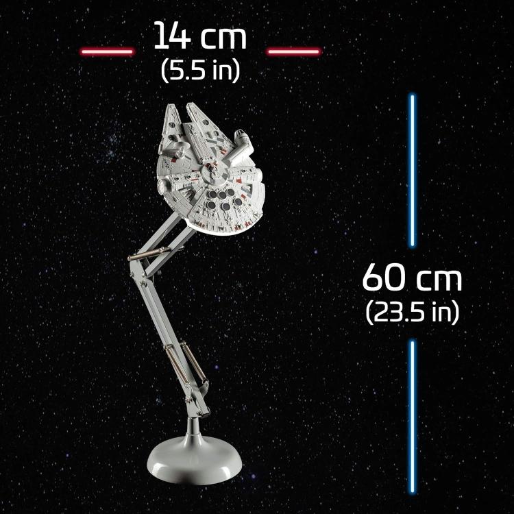 Paladone Lampada Star Wars Millennium Falcon Bdp Scrivania Tavolo Desk Lamp