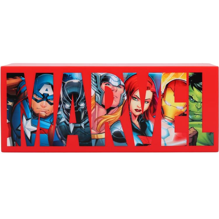 Paladone Lampada Marvel Avengers Logo Light Led Luce Illuminazione Tavolo Parete