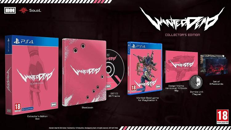 Wanted Dead Collectors Edition Ps4 Videogioco Limited Edition Steelbook Nuovo