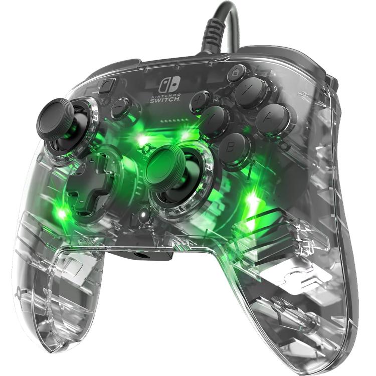Pdp Controller Deluxe+ Audio Wired Nintendo Switch Afterglow Prismatic Pad Led