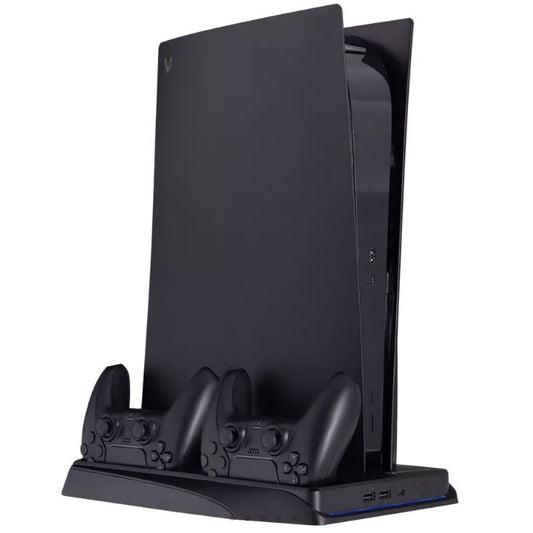 Steeldigi Stand Ps5 Stazione Ricarica Controller + Raffreddamento Base Verticale