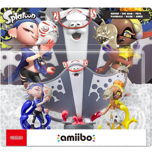 AMIIBO SPLATOON (PINUCCIA, MORENA E MANTALEO) PACK 3 IN 1NINTENDO SWITCH STATUA