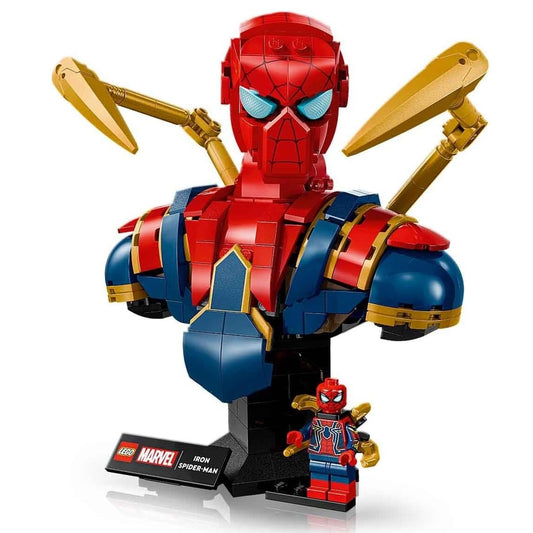 Lego - Marvel 76326 (Busto di Iron Spider-Man) Figure Costruzioni 379 pz 18+ Infinity