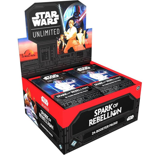 Star Wars Unlimited Sparks Of Ribellion Pack 24 Bustine Cioco Di Carte Card Game