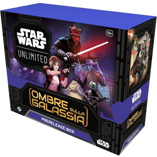 Star Wars Unlimited (Ombre Sulla Galassia) Prerelease Box Cioco Carte Card Game
