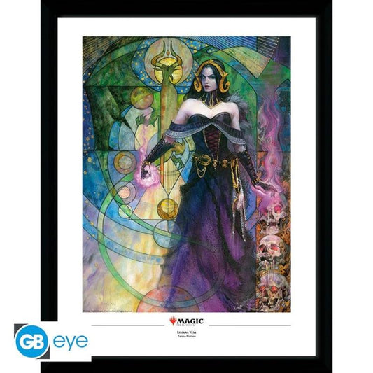ABYSTYLE - MAGIC THE GATHERING (LILIANA) POSTER INCORNICIATO STAMPA CON CORNICE