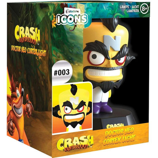 Paladone Lampada Tavolo 3D Crash Bandicoot 003 Doctor Neo Cortex Light Notturna