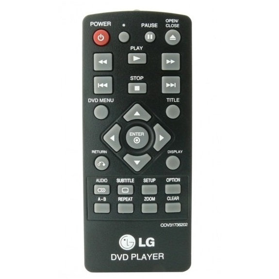 Lg Cov31736202 (Telecomando Originale) Nuovo, Per Lettore Dvd Lg Dp132 Dp132Nu