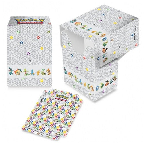 Ultra Pro - Pokemon First Partner Accessori Bundle Deck Box, Playmat, 65 Bustine