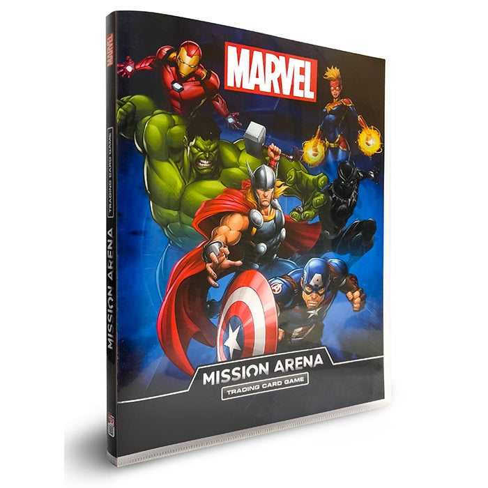 Marvel Mission Arena Trading Mazzo Card Game + Album Raccoglitore (Avengers)